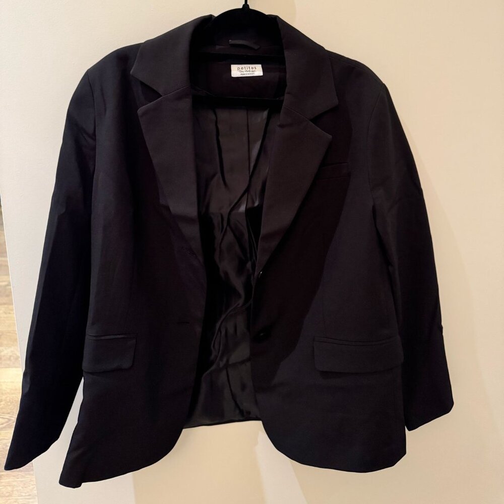 Classic Black Blazer (New)